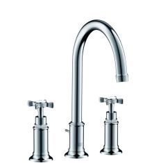 Hansgrohe AXOR MONTREUX 3-lyukú mosdó csaptelep, szálcsiszolt nikkel 16513820
