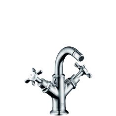 Hansgrohe AXOR MONTREUX bidé csaptelep, húzórudas lefolyógarnitúrával, króm 16520000