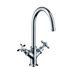 Hansgrohe AXOR MONTREUX mosdó csaptelep, automata lefolyógarnitúrával, króm 16502000