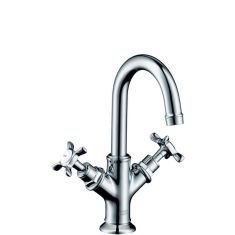 Hansgrohe AXOR MONTREUX mosdó csaptelep kézmosóhoz, szálcsiszolt nikkel 16505820