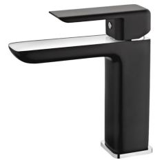 Teka FORMENTERA mosdó csaptelep, leeresztő szelep nélkül, fekete, 62346120NC