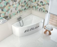 Niagara Wellness NELLY aszimmetrikus kád előlap, beépíthető akril kádhoz, 150 cm 399-048