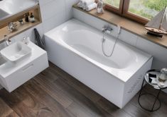 Niagara Wellness OCEANA LUX egyenes kád oldallap, beépíthető akril kádhoz, 80 cm 399-034