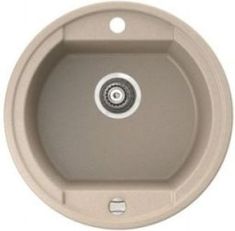 Marmorin OTAGO egymedencés gránit mosogató, kerek, homok 505803007