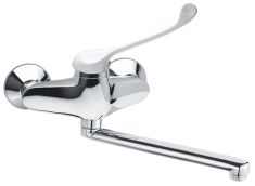 Ferro PADWA antimikrobiális fali orvosi mosogató csaptelep, króm BTPM5A