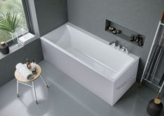 Niagara Wellness PETRA LUX egyenes kád oldallap, beépíthető akril kádhoz, 80 cm 399-031