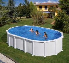 PONTAQUA FREE WHITE STAR oldaltámasz nélküli merevfalú medence 6.1x3.75x1.32 m FFA 872