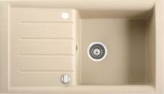 Marmorin PROFIR egymedencés gránit mosogató, csepegtetővel, bézs 160113001