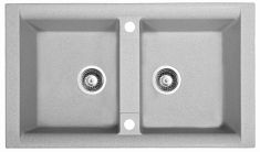 Marmorin PROFIR kétmedencés gránit mosogató, szürke 160203003