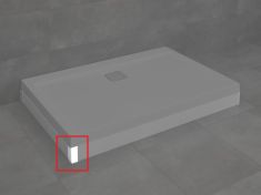 Radaway ARGOS D sarok elem, zuhanytálca előlaphoz, fehér 003-019000304