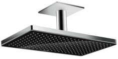 Hansgrohe Rainmaker Select 1 funkciós fejzuhany mennyezeti csatlakozással, fekete üveg 24002600