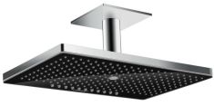 Hansgrohe Rainmaker Select 3 funkciós fejzuhany mennyezeti csatlakozással, fekete üveg 24006600