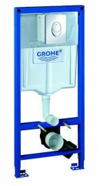 Grohe RAPID SL falba építhető WC tartály, 1,13 m, króm SKATE AIR nyomólappal szett 38763001(F)
