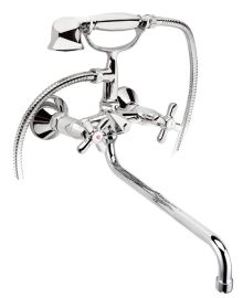 Ferro RETRO fali kádtöltő csaptelep, króm XR11A