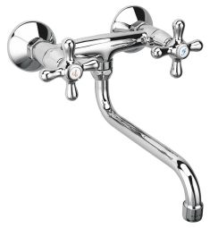 Ferro RETRO fali mosogató csaptelep, króm XD5