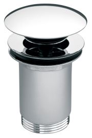Ferro ROTONDO click-clack lefolyószelep, túlfolyós mosdóhoz G5/4, króm S285"