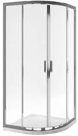 Excellent SERIA 201 íves zuhanykabin, 80x80x190 cm, edzett üveg, átlátszó/króm KAAC.1801.800