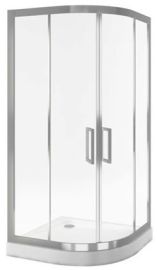 Excellent SERIA 600 íves zuhanykabin, 90x90x195 cm, edzett üveg, átlátszó/króm KAAC.1901.900.LP