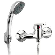 Ferro SMILE fali zuhany csaptelep, zuhanyszettel, króm BSM77