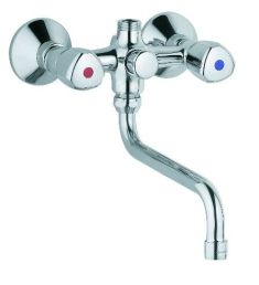 Kludi SPEZIAL kádtöltő- és zuhany csaptelep fali, kifolyó 250 mm 251110515