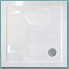 Wellis Szögletes akril zuhanytálca, lapos, 90x90x4 17020516-281
