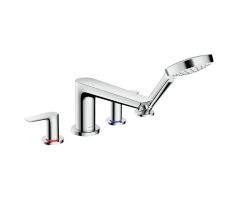Hansgrohe TALIS E 4-lyukú peremre szerelhető kétkaros kádtöltő csaptelep 71748000