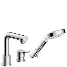 Hansgrohe TALIS S 3-lyukú peremre szerelhető egykaros kádtöltő csaptelep 72417000
