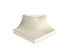 TAO BEIGE 116 4x4 Domború alsó sarokelem Rosagres