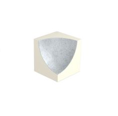 TAO SILVER 114 silver 4x4 Homorú alsó sarokelem Rosagres