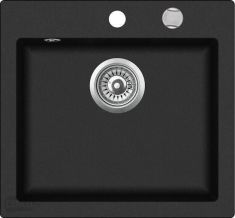 Teka CLIVO 50 S-TQ gránit mosogató, metál fekete, 49x45 cm 40148010