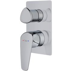 Teka ITACA falsík alatti kádtöltő csaptelep, zuhanyváltóval, belső egységgel, króm, 671710200