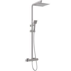 Teka SOLLER zuhanyrendszer, termosztátos csapteleppel, fejzuhannyal, kézizuhannyal, króm, 852370200