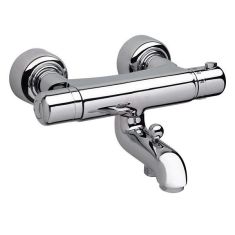 Ferro termosztátos, fali kádtöltő csaptelep, króm TA1