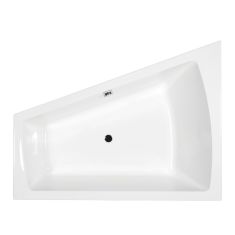 M-Acryl TRINITY kétszemélyes kád, aszimmetrikus, balos, 160x120 cm, kádlábbal 12133