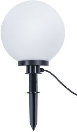 Trio BOLO kerti lámpa, földbe szúrható, d30 cm, E27, 1x23W, fehér-fekete R57043001