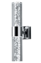 Trio BOLSA fali LED lámpa, króm, fém/akril, 7x30 cm, SMD, 2x3.2W 282410206