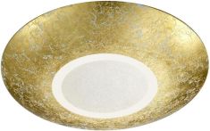 Trio CHIROS mennyezeti LED lámpa, antik arany, d32 cm, SMD, 1x12W 624110279