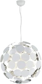 Trio DISCALGO függőlámpa, d54 cm, matt fehér, E14, 6x40W 309900631