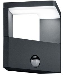 Trio GANGES kültéri fali lámpa, LED, mozgásérzékelős, SMD, 1x9W, antracit 221769142