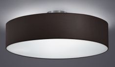 Trio HOTEL mennyezeti lámpa, E27, d50 cm, 3x60W, matt nikkel-fekete-fehér 603900302