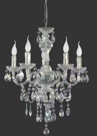 Trio LÜSTER csillár, E14, 5x40W, transparent/króm, akril kristály R1107-00