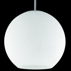 Trio MOON függőlámpa, E27, d30 cm, 1x60W, fehér, R30153007