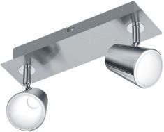 Trio NARCOS spot lámpa, LED, 28.5x9.5 cm, SMD, 2x6W, matt nikkel-fehér 873170207