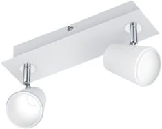 Trio NARCOS spot lámpa, LED, 28.5x9.5 cm, SMD, 2x6W, matt fehér 873170231