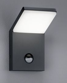 Trio PEARL kültéri fali lámpa, LED, mozgásérzékelős, SMD, 1x9W, antracit 221169142