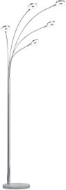 Trio RENNES LED állólámpa, 80x190 cm, SMD, 5x4W, króm R42415106