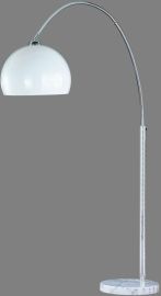 Trio SOLA állólámpa, E27, 1x75W, króm-fehér 4200011-06