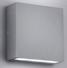 Trio THAMES kültéri fali lámpa, LED, 14x14 cm, COB, 2x3W, titánszürke 229360287