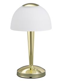 Trio VENTURA asztali LED lámpa, SMD, 1x5W, polírozott réz-fehér 529990103