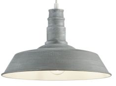 Trio WILL függőlámpa, beton hatású, E27, 1x60W, R30421078